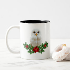 ホワイトスノークリスマスオウル ツートーンマグカップ