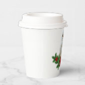 ホワイトスノークリスマスオウル 紙コップ (右)
