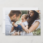 ホワイトスノークリスマス応援素朴スクリプトの写真 シーズンカード (正面)