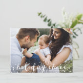 ホワイトスノークリスマス応援素朴スクリプトの写真 シーズンカード (スタンド正面)