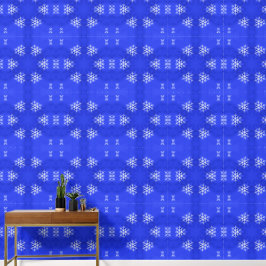 ホワイトスノーフレーク明るい青の背景 壁紙