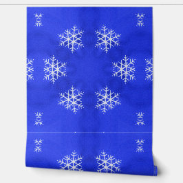 ホワイトスノーフレーク明るい青の背景 壁紙