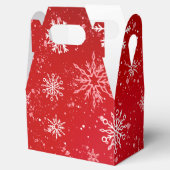 ホワイトスノーフレーク赤 フェイバーボックス (オープン)