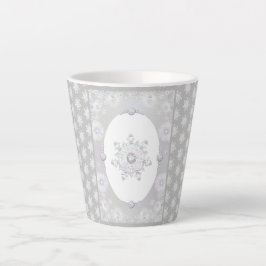 ホワイトスノーフレーク カフェラテマグ