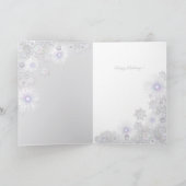 ホワイトスノーフレーク カード (内部)