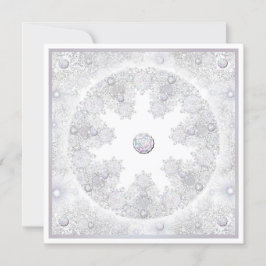 ホワイトスノーフレーク カード