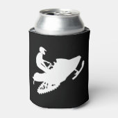 ホワイトスノーモービル 缶クーラー (缶正面)