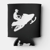 ホワイトスノーモービル 缶クーラー (正面)