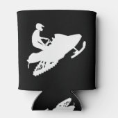 ホワイトスノーモービル 缶クーラー (裏面)