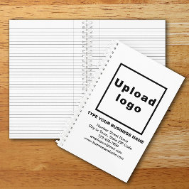 ホワイトスパイラルノートブック上のビジネスブランド ノートブック