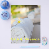 ホワイトスパタオル チラシ (シングル)