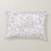 ホワイトスパークルプリントアクセント枕 アクセントクッション (裏面)