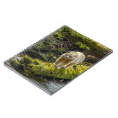 ホワイトスピリットベア |ブリティッシュコロンビア(カナダ) ノートブック (左側)