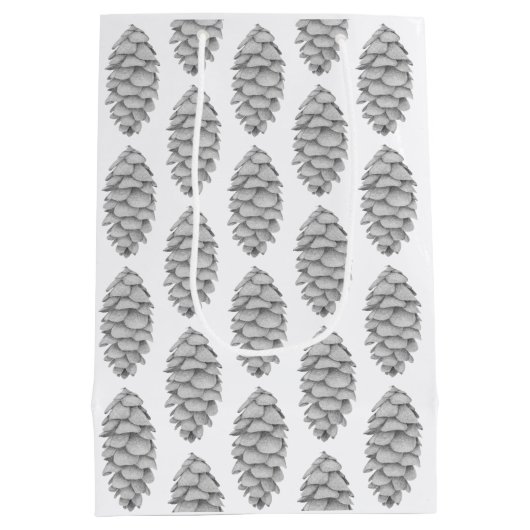 ホワイトスプルスコーン抱き枕 ミディアムペーパーバッグ (裏面)