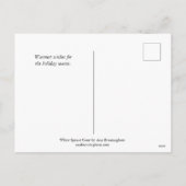 ホワイトスプルースコーン休日はがき シーズンポストカード (裏面)