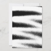 ホワイトスプレー絵を描タイポグラフィ写真卒業 案内状 (裏面)