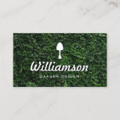 ホワイトスペードグリーン葉ガーデニングサービス 名刺 (正面)