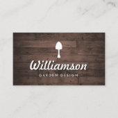 ホワイトスペード素朴ウッドガーデニングサービス 名刺 (正面)