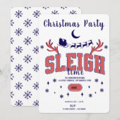 ホワイトスレイタイムのクリスマスパーティー 招待状 (正面/裏面)