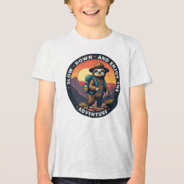 ホワイトスロースのスローダウンと楽しむ冒険 トライブレンドＴシャツ