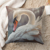 *~*ホワイトスワンアールヌーボーSC1静謐 クッション (ブランケット)