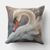 *~*ホワイトスワンアールヌーボーSC1静謐 クッション (正面)