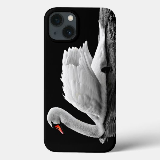 ホワイトスワンオンレイク Case-Mate iPhoneケース (裏面)