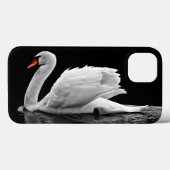 ホワイトスワンオンレイク Case-Mate iPhoneケース (裏面 (横))