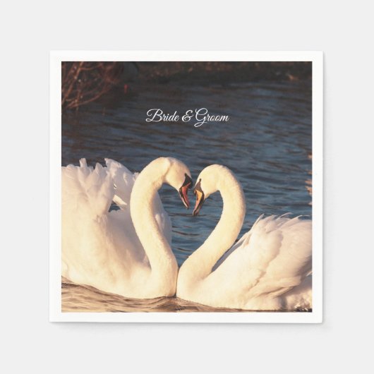 ホワイトスワンスナプキンス スタンダードカクテルナプキン (正面)