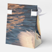 ホワイトスワンス結婚式の引き出物ボックス フェイバーボックス (裏面サイド)