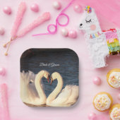 ホワイトスワンズ紙プレート ペーパープレート (パーティー)