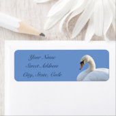 ホワイトスワン差出人住所ラベル ラベル (インサイチュ)