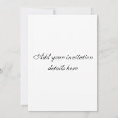 ホワイトスワン招待状 招待状 (裏面)