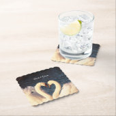 ホワイトスワン紙コースター ペーパーコースター (インサイチュ)