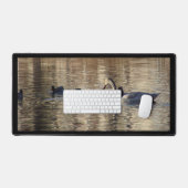 ホワイトスワン・マラード・ダックス・マット デスクマット (キーボード&マウス)