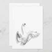 ホワイトスワン-招待状 招待状 (正面/裏面)