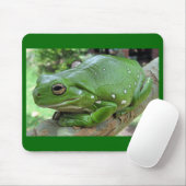 ホワイトズツリーカエル – Litoria caerulea マウスパッド (マウス)