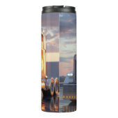 ホワイトセミトラックゴールデンアワーリフレクション タンブラー (裏面)