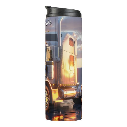 ホワイトセミトラックゴールデンアワーリフレクション タンブラー (回転右)
