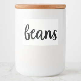 ホワイトセラミックスキッチンキャニスタホーム食品貯蔵 フードラベル