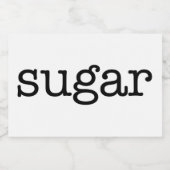 ホワイトセラミックスキッチンキャニスタホーム食品貯蔵 フードラベル (シングルラベル)