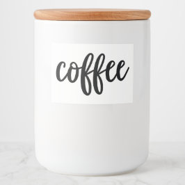 ホワイトセラミックスキッチンキャニスタホーム食品貯蔵 フードラベル