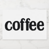 ホワイトセラミックスキッチンキャニスタホーム食品貯蔵 フードラベル (シングルラベル)