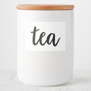 ホワイトセラミックスキッチンキャニスタホーム食品貯蔵 フードラベル