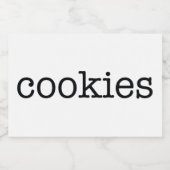 ホワイトセラミックスキッチンキャニスタホーム食品貯蔵 フードラベル (シングルラベル)