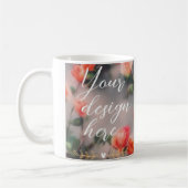 ホワイトセラミックマグモックアップ コーヒーマグカップ (左)