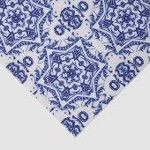 ホワイトセラミック工芸品のヴィンテージクリスマススターブルー 薄葉紙 (詳細)