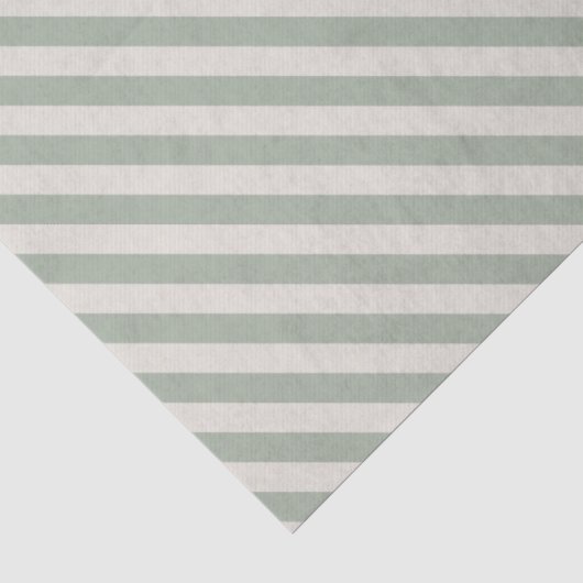 ホワイトセージグリーン斜めストライプ 薄葉紙 (詳細)