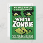ホワイトゾンビ – ヴィンテージムービー ポストカード (正面/裏面)