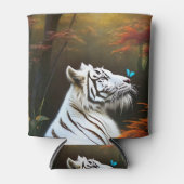 ホワイトタイガーこれらの愛する瞬間、クーラーボックス 缶クーラー (正面)